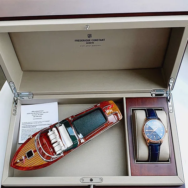 Đồng Hồ Nam Frederique Constant Runabout Automatic Limited Edition FC-303RMN5B4 Màu Xanh Navy (Hộp FC Kèm Mô Hình)
