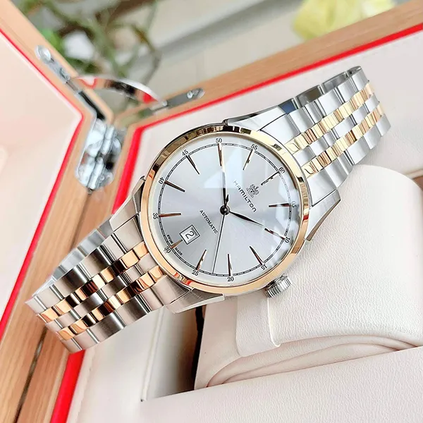 Đồng Hồ Nam Hamilton American Classic Spirit Of Liberty Auto H42425151 Màu Bạc Vàng Hồng - Đồng hồ - Vua Hàng Hiệu