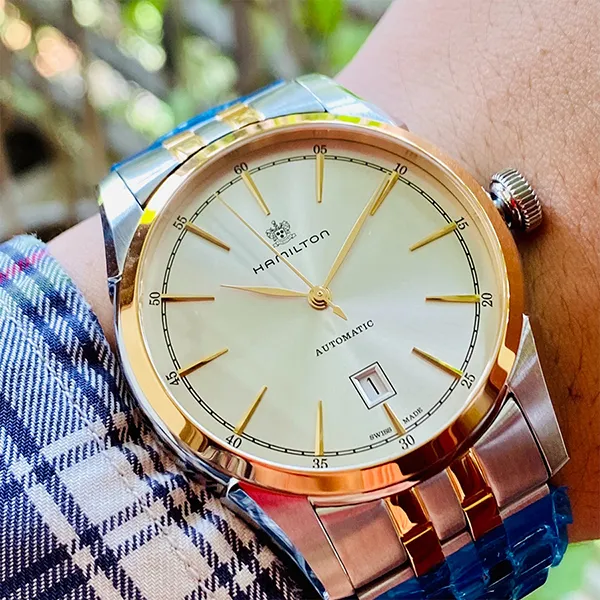 Đồng Hồ Nam Hamilton American Classic Spirit Of Liberty Auto H42425151 Màu Bạc Vàng Hồng - Đồng hồ - Vua Hàng Hiệu