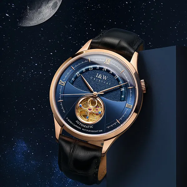 Đồng Hồ Nam I&W Carnival 525G2 Automatic Màu Xanh Đen
