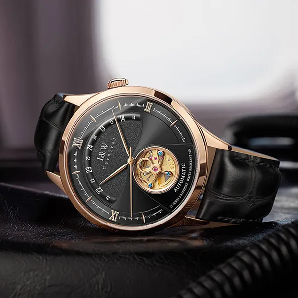 Đồng Hồ Nam I&W Carnival 525G3 Automatic Màu Đen
