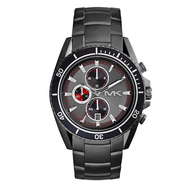 Đồng Hồ Nam Michael Kors Lansing Chronograph Gunmetal Ion-Plated Men's Watch MK8340 Màu Xám Đậm - Đồng hồ - Vua Hàng Hiệu