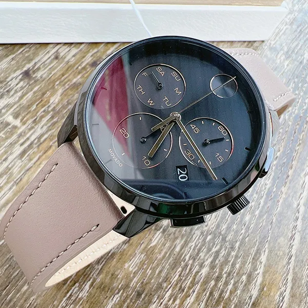 Đồng Hồ Nam Movado Bold Thin Chronograph Quartz Men's Watch 3600719 Màu Đen Xám