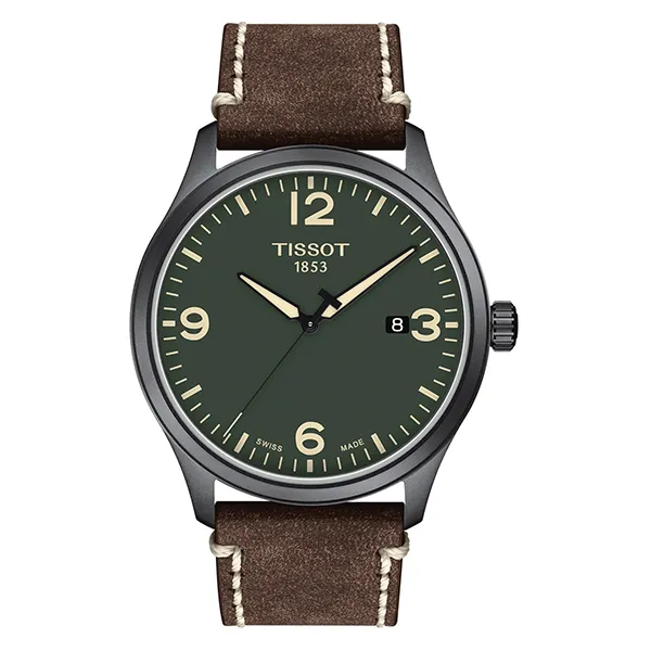 Đồng Hồ Nam Tissot Gent XL Quartz T137.410.16.041.00 Màu Nâu Xanh