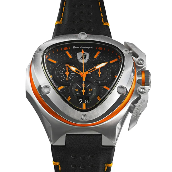 Đồng Hồ Nam Tonino Lamborghini Spyder X SS Chrono T9XB-SS Màu Đen Cam
