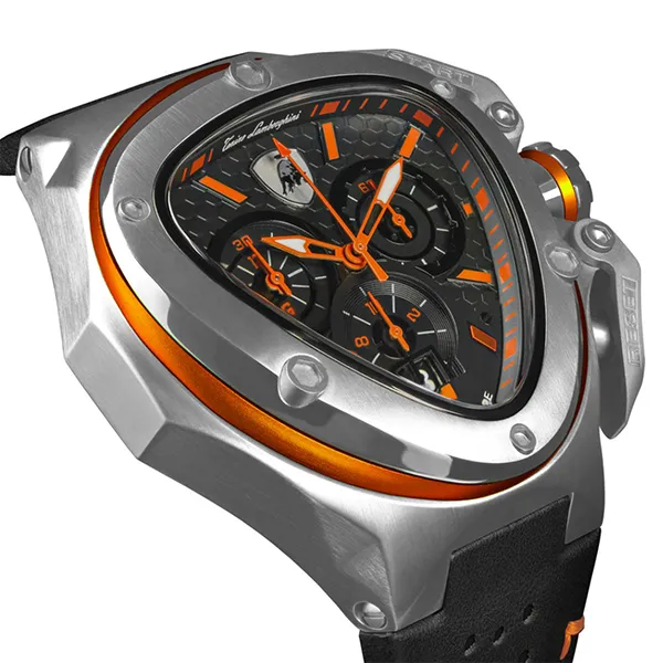 Đồng Hồ Nam Tonino Lamborghini Spyder X SS Chrono T9XB-SS Màu Đen Cam