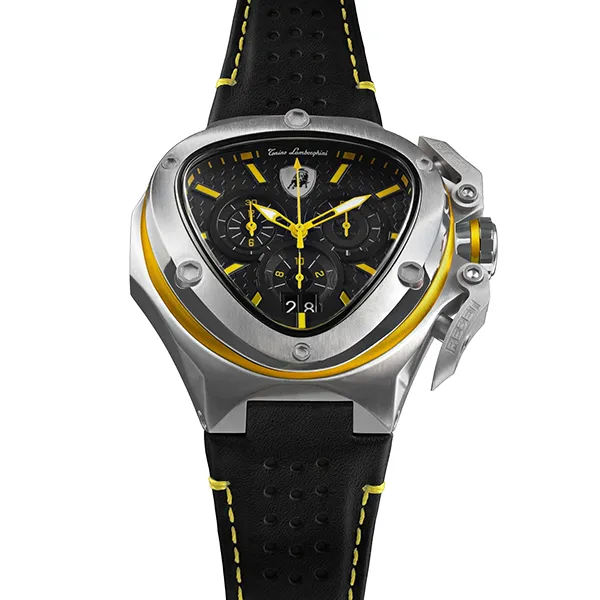 Đồng Hồ Nam Tonino Lamborghini Spyder X SS Chrono T9XE-SS 44mm Màu Đen Vàng