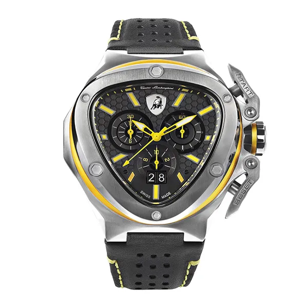 Đồng Hồ Nam Tonino Lamborghini Spyder X SS Chrono T9XE-SS 44mm Màu Đen Vàng
