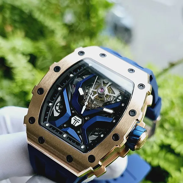 Đồng Hồ Nam Tsar Bomba Mechanical Waterproof TB8206A-GBLUE Màu Xanh Blue