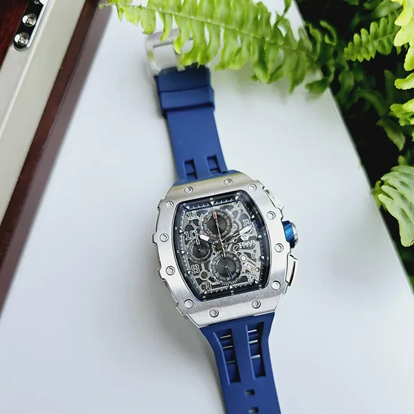 Đồng Hồ Nam Tsar Bomba TB8204Q-SBLUE Màu Xanh Bạc - Đồng hồ - Vua Hàng Hiệu