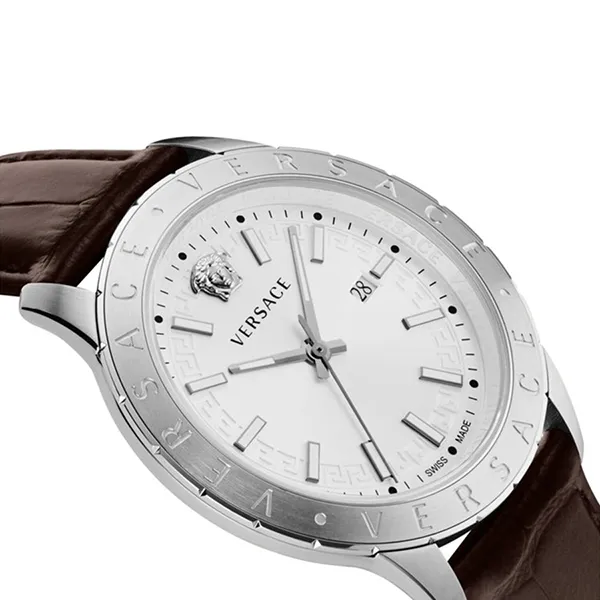 Đồng Hồ Nam Versace Men's Univers Quartz Watch VE2C00121 Màu Nâu 42mm - 4