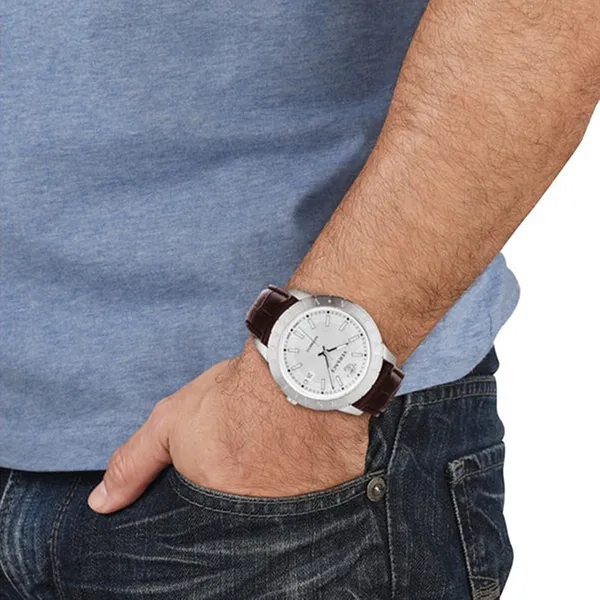 Đồng Hồ Nam Versace Men's Univers Quartz Watch VE2C00121 Màu Nâu 42mm - 1