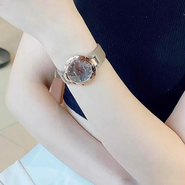 Đồng Hồ Nữ Citizen Eco-Drive Capella Rose Gold EX1513-00Y Màu Nâu