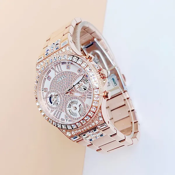 Đồng Hồ Nữ Guess Ladies Moonlight Rose Gold Watch GW0320L3 Màu Vàng Hồng - 1