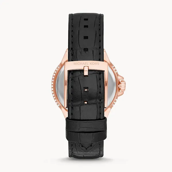 Đồng Hồ Nữ Michael Kors MK Camille Black Croc Leather Watch MK2962 Màu Đen - Đồng hồ - Vua Hàng Hiệu