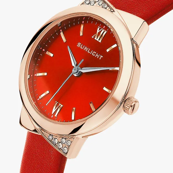 Đồng Hồ Nữ Sunlight Watches For Women 206565 Màu Đỏ - Đồng hồ - Vua Hàng Hiệu