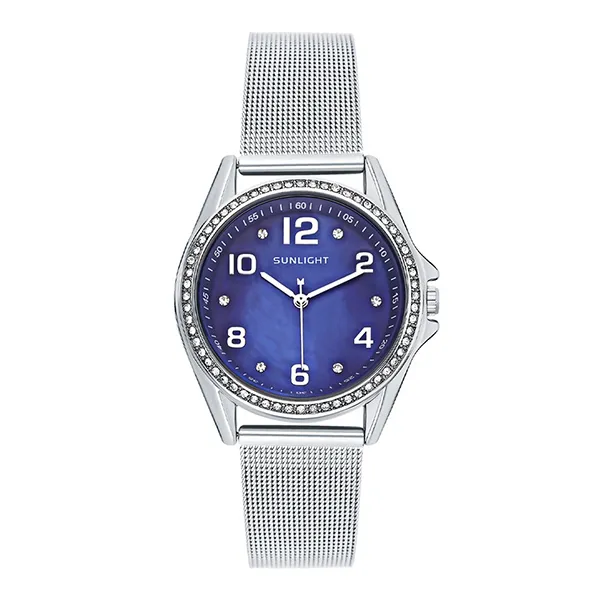 Đồng Hồ Nữ Sunlight Watches For Women 337338 Màu Xanh Blue Bạc - Đồng hồ - Vua Hàng Hiệu
