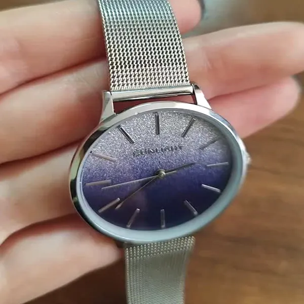 Đồng Hồ Nữ Sunlight Watches For Women 337375 Màu Xanh Bạc - Đồng hồ - Vua Hàng Hiệu