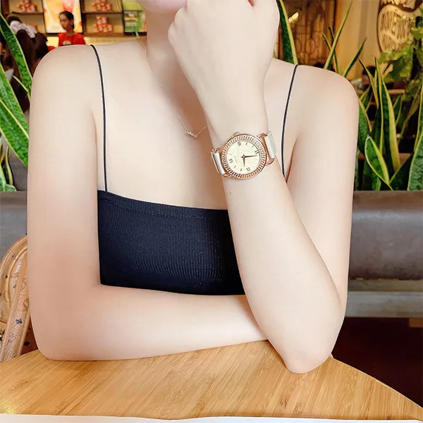 Đồng Hồ Nữ Versace Medusa Quartz Ivory Dial Ladies Watch VEPU01021 Màu Kem Vàng Hồng - Đồng hồ - Vua Hàng Hiệu