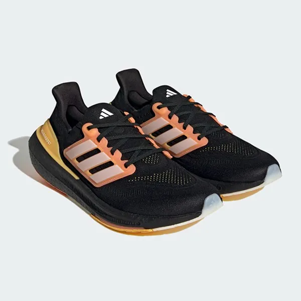 Giày Chạy Bộ Nam Adidas Men's Training Ultraboost Light Running Shoes HQ8595 Màu Đen Vàng Size 41 - 3