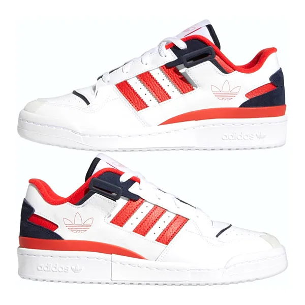 Giày Thể Thao Adidas Forum Exhibit Low GZ5391 Màu Trắng Đỏ - Giày - Vua Hàng Hiệu