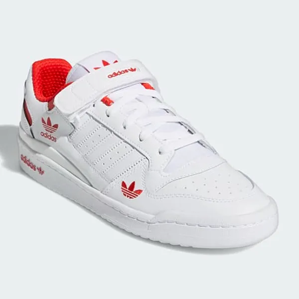 Giày Thể Thao Adidas Forum Exhibit Low H01674 Màu Trắng Đỏ - Giày - Vua Hàng Hiệu