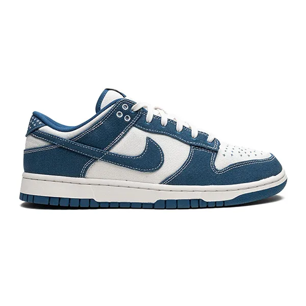 Giày Thể Thao Nam Nike Dunk Low Industrial Blue Sashiko DV0834-101 Màu Trắng Phối Xanh Size 42 - Giày - Vua Hàng Hiệu