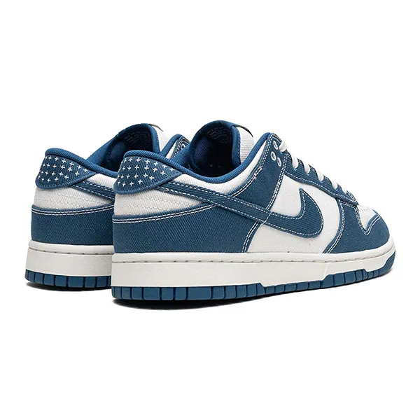 Giày Thể Thao Nam Nike Dunk Low Industrial Blue Sashiko DV0834-101 Màu Trắng Phối Xanh Size 42 - Giày - Vua Hàng Hiệu