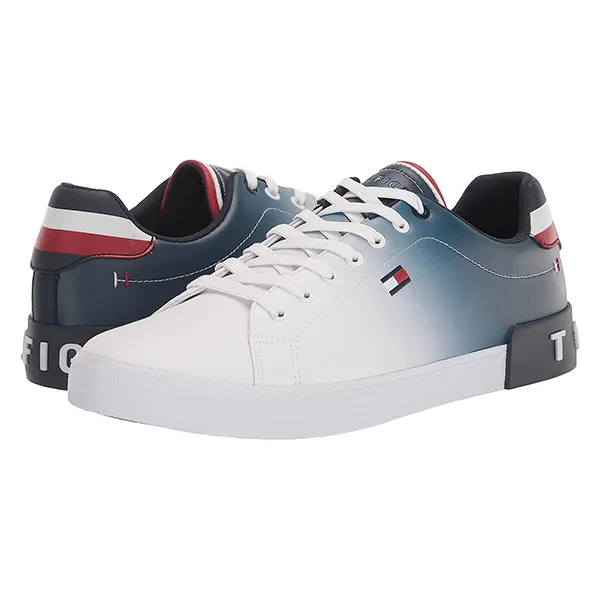 Giày Thể Thao Tommy Hilfiger Men's Rezz5 Sneaker Màu Navy Trắng