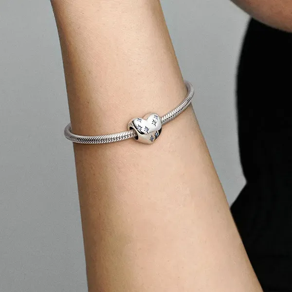 Hạt Vòng Charm Nữ Pandora Disney Cinderella's Dream Heart 791593CFL Màu Bạc - Trang sức - Vua Hàng Hiệu