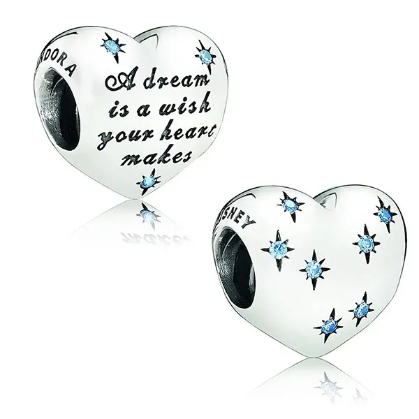Hạt Vòng Charm Nữ Pandora Disney Cinderella's Dream Heart 791593CFL Màu Bạc - Trang sức - Vua Hàng Hiệu