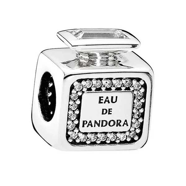 Hạt Vòng Charm Pandora Eau De Pandora Perfume Silver Charm 791889CZ Màu Bạc - Trang sức - Vua Hàng Hiệu