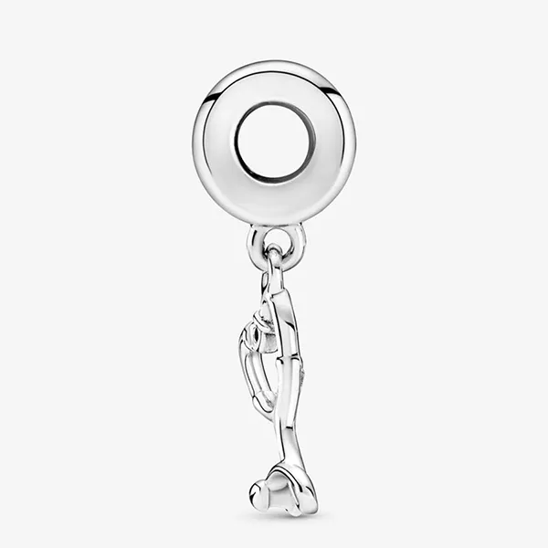 Hạt Vòng Charm Pandora Stethoscope Heart Dangle 799072C01 Màu Bạc