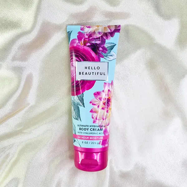 Kem Dưỡng Thể Bath & Body Works Hello Beautiful Body Cream 24hr, 226g