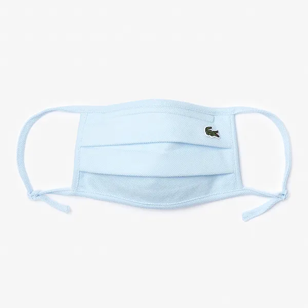 Khẩu Trang Lacoste Adjustable Face Mask RF6767 T01 Màu Xanh Da Trời Size M