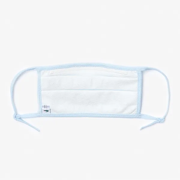 Khẩu Trang Lacoste Adjustable Face Mask RF6767 T01 Màu Xanh Da Trời Size M