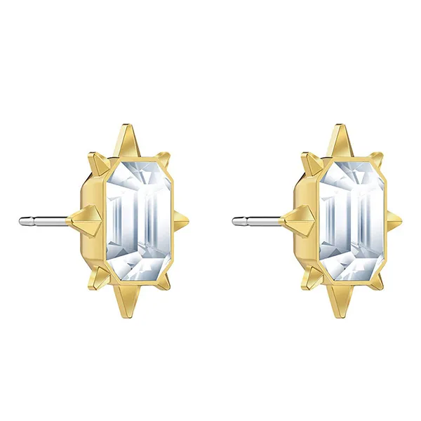 Khuyên Tai Nữ Swarovski Tarot Magic Crystal Stud Earrings 5494019 Màu Vàng Gold