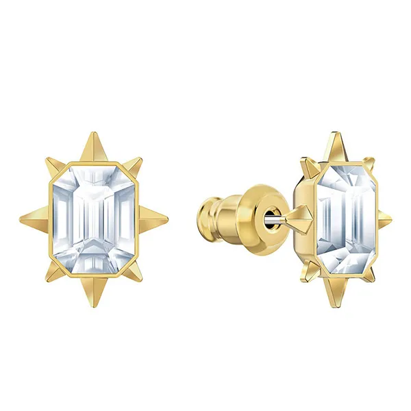 Khuyên Tai Nữ Swarovski Tarot Magic Crystal Stud Earrings 5494019 Màu Vàng Gold