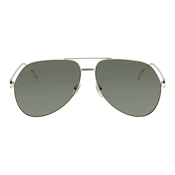 Kính Mát Nam Cartier Green Pilot Men's Sunglasses CT0110S 008 Màu Xanh - Kính mắt - Vua Hàng Hiệu
