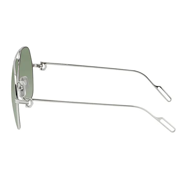 Kính Mát Nam Cartier Green Pilot Men's Sunglasses CT0110S 008 Màu Xanh - Kính mắt - Vua Hàng Hiệu