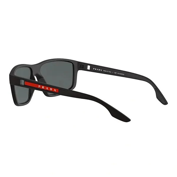 Kính Mát Nam Prada Men Linea Rossa 60mm Black Rubber Sunglasses PS-02XS-DG002G Màu Đen - Kính mắt - Vua Hàng Hiệu