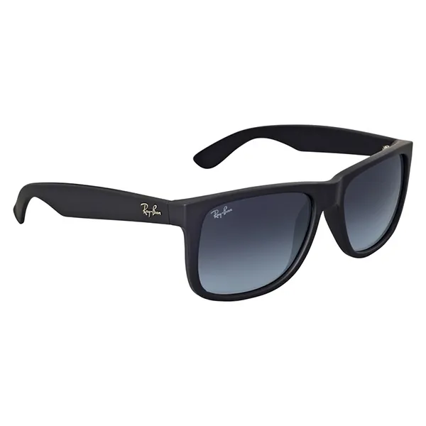 Kính Mát Nam Rayban Justin Classic Grey Gradient Rectangular Men's Sunglasses RB4165 601/8G 54 Màu Đen - Kính mắt - Vua Hàng Hiệu