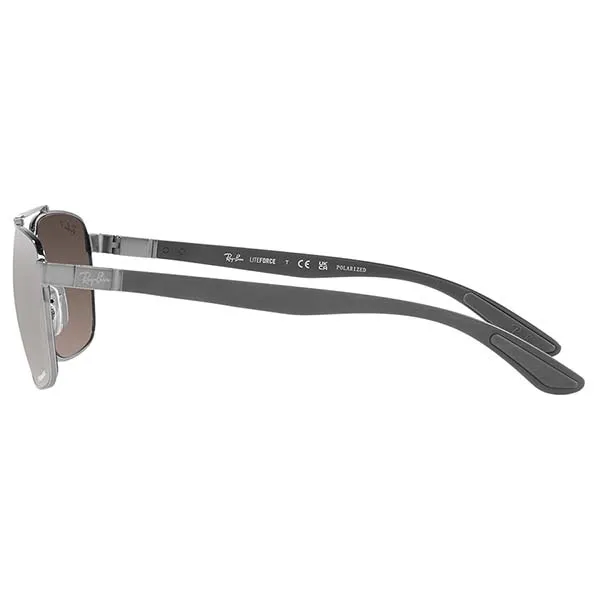 Kính Mát Nam Rayban Polarized Grey Chromance Rectangular Men's Sunglasses RB3701 004/5J 59 Màu Xám - Kính mắt - Vua Hàng Hiệu