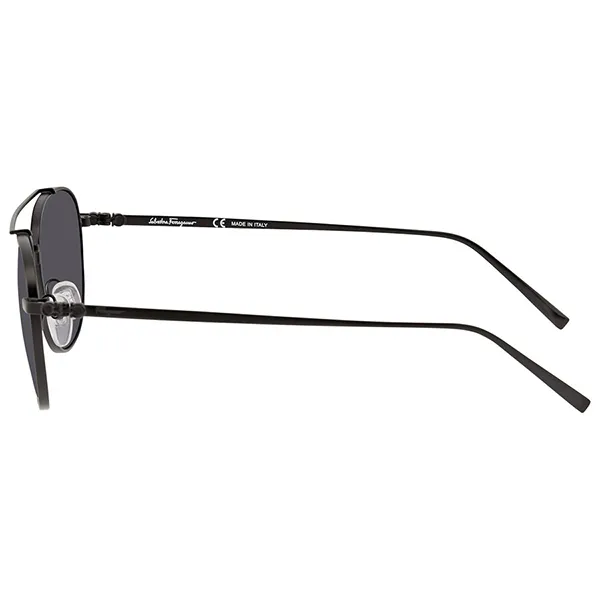Kính Mát Nam Salvatore Ferragamo Dark Grey Pilot Men's Sunglasses SF200S 002 54 Màu Xám Đen - Kính mắt - Vua Hàng Hiệu