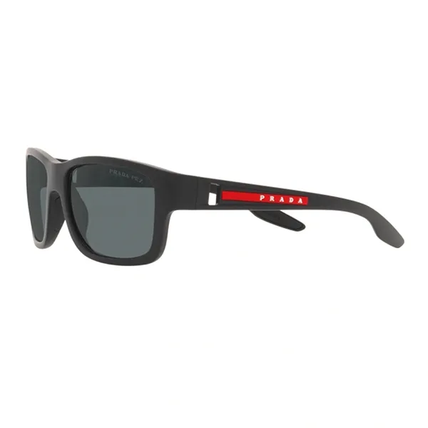 Kính Mát Prada Linea Rossa Men's Sunglasses PS 01WS DG002G Màu Xám/Đen - Kính mắt - Vua Hàng Hiệu