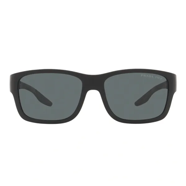 Kính Mát Prada Linea Rossa Men's Sunglasses PS 01WS DG002G Màu Xám/Đen - Kính mắt - Vua Hàng Hiệu