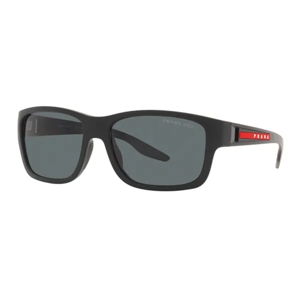 Kính Mát Prada Linea Rossa Men's Sunglasses PS 01WS DG002G Màu Xám/Đen - Kính mắt - Vua Hàng Hiệu