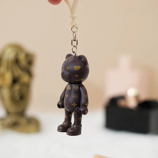 Móc Khóa Charm TTWN BEAR GS004 Màu Nâu Đậm