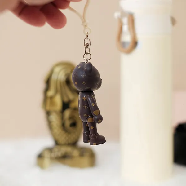 Móc Khóa Charm TTWN BEAR GS004 Màu Nâu Đậm