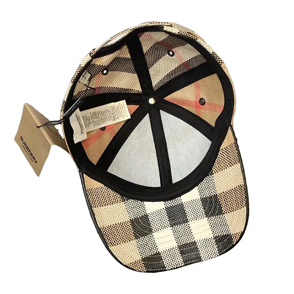 Mũ Burberry Logo Cappello Cap Màu Be Size XS